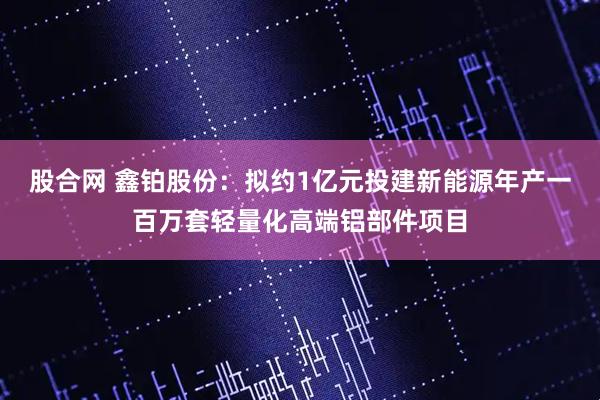 股合网 鑫铂股份：拟约1亿元投建新能源年产一百万套轻量化高端铝部件项目